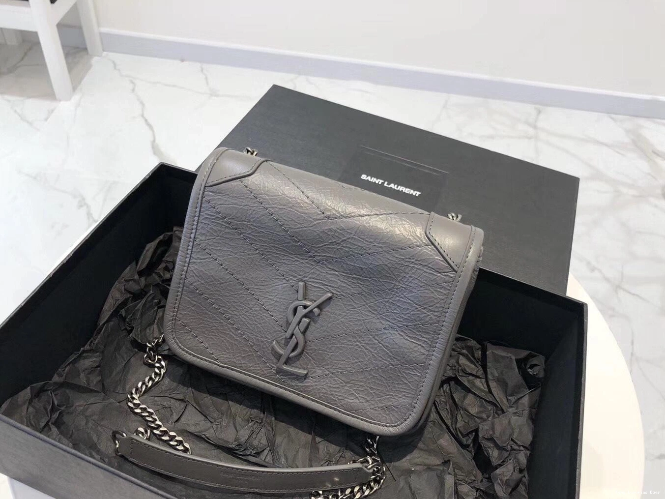 Tony Luxuries YSL CHAIN NIKI WALLET 0803